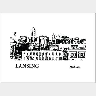 Lansing Michigan Posters and Art